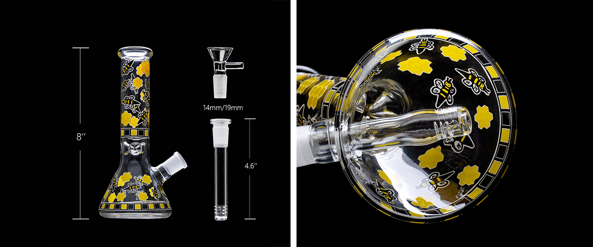 colored glass bongs