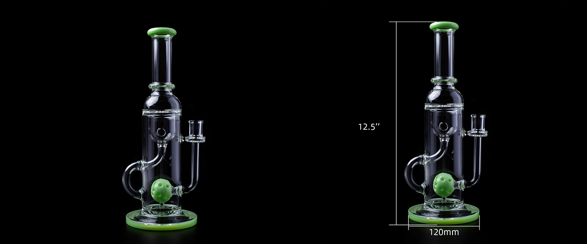 Glass Inner Recycler Bong BT3446