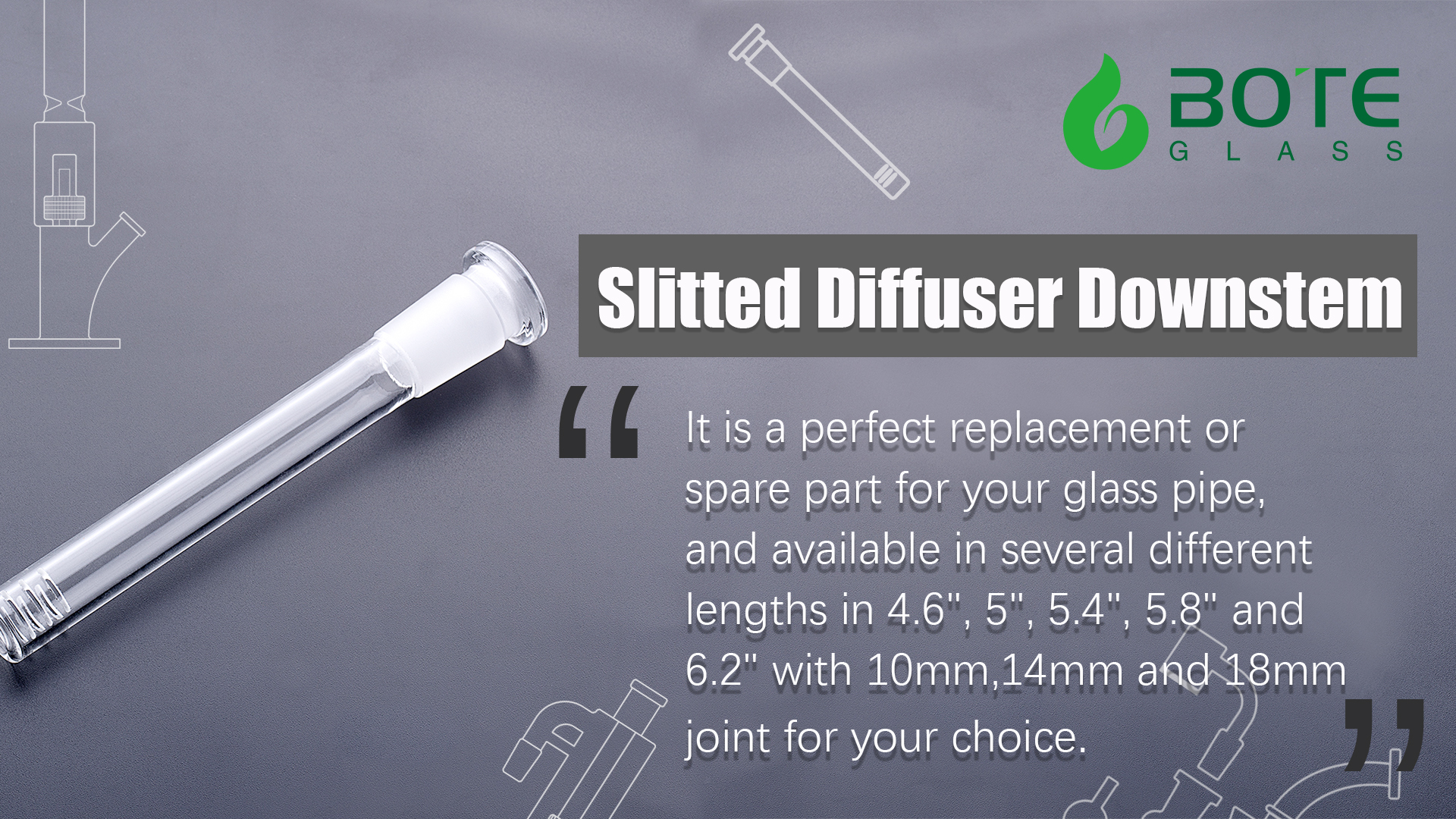 Slitted Diffuser Downstem